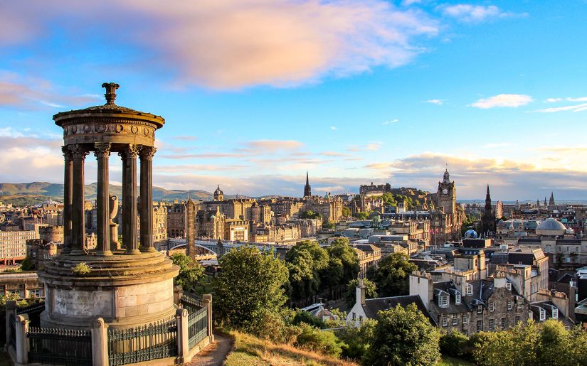 Ein Blick auf die Stadt Edinburgh