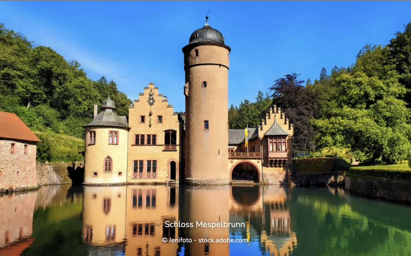 Franken- Schloss Mespelbrunn