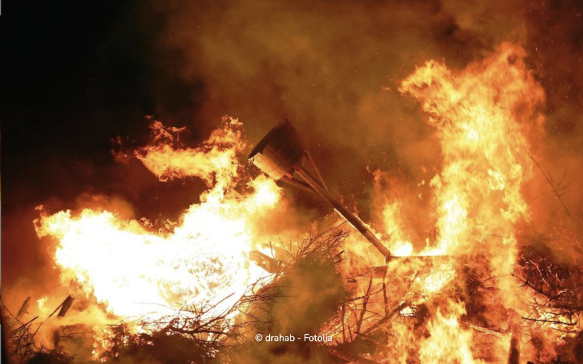 Winter ade! Biike-Brennen – Nordfrieslands Feuerfest erleben