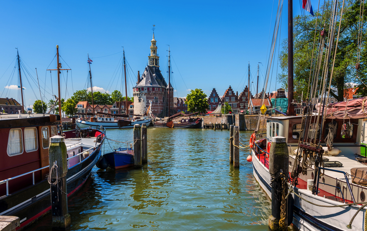 Alter Hafen von Hoorn die Niederlande