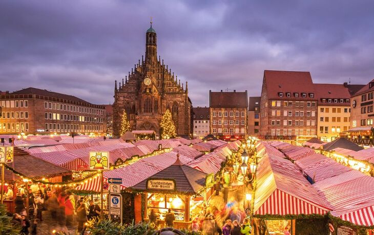 Christkindlesmarkt in Nürnberg, Deutschland