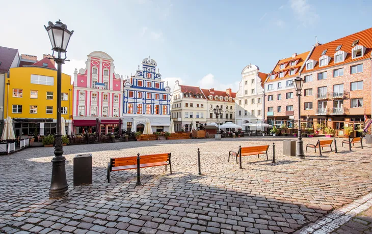 Marktplatz in Stettin, Polen