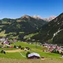 Blick nach Mittelberg im Kleinwalsertal