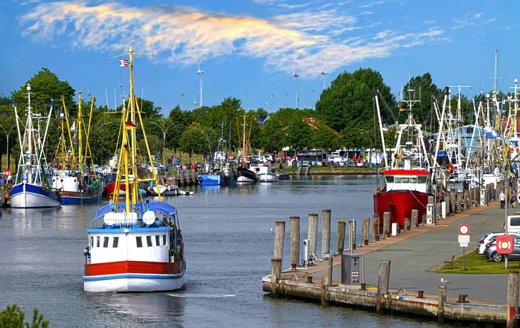 Hafen von Büsum an der Nordsee