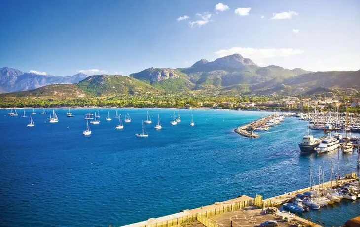 amazing Calvi town in Corsica, France