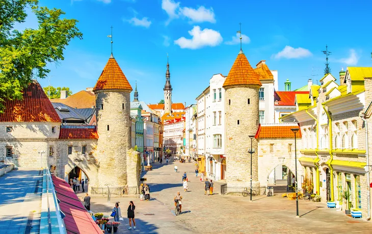 Viru-Tortürme in der Altstadt von Tallinn