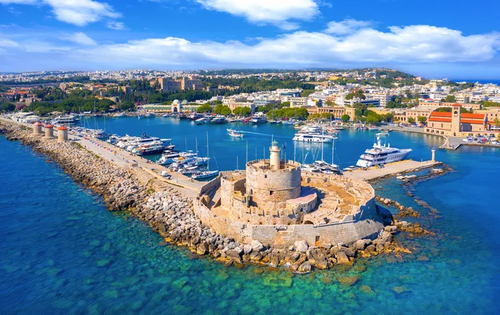 Mandraki Marina & Hafen auf Rhodos