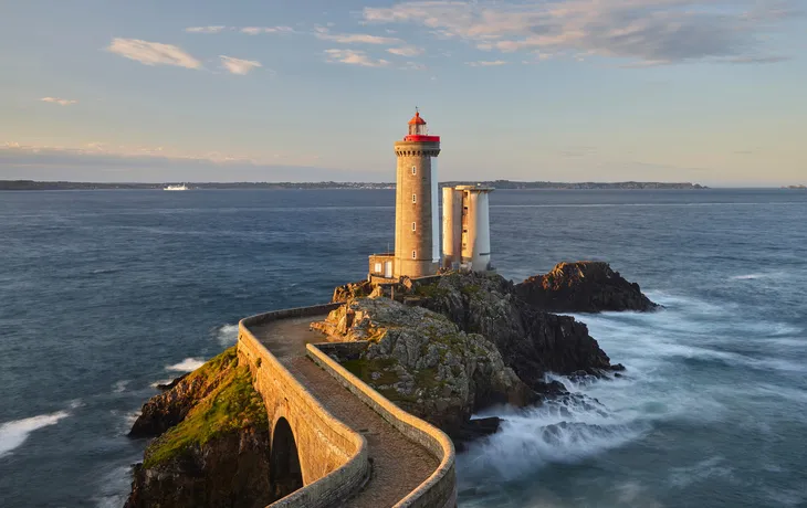 Kleiner Minou-Leuchtturm in der Bretagne