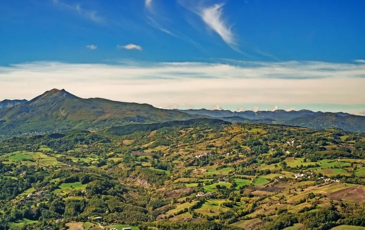 Landschaft der Parmesan-Reggiano-Käse-Region in der Emilia Romagna, Italien