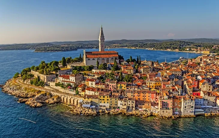 Luftaufnahme von Rovinj, Kroatien