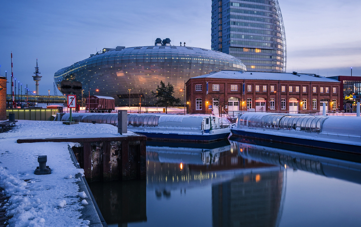 winterliches Bremerhaven