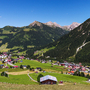 Blick nach Mittelberg im Kleinwalsertal