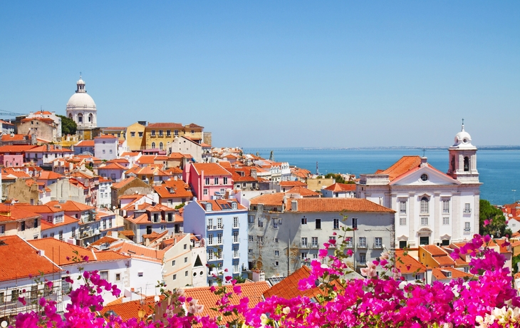 Ansicht von Alfama, Lissabon, Portugal