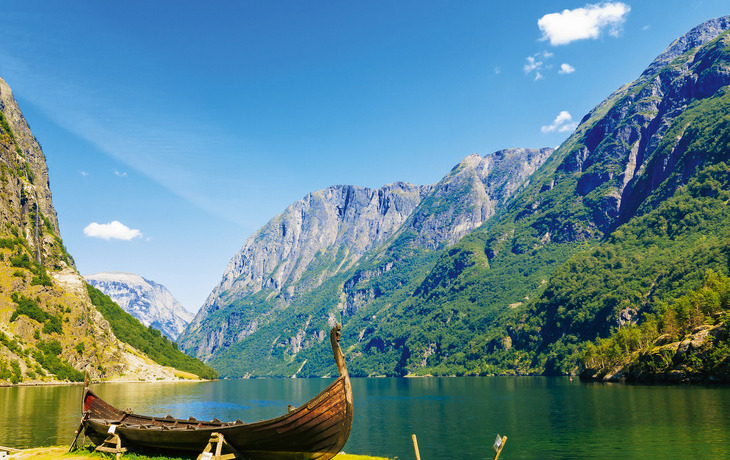 Aurlandsfjord in Norwegen