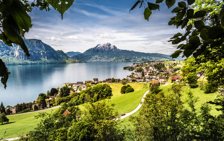 Vierwaldstättersee und Berg Pilatus