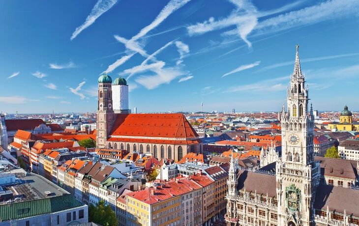 Aerial view of Munchen
