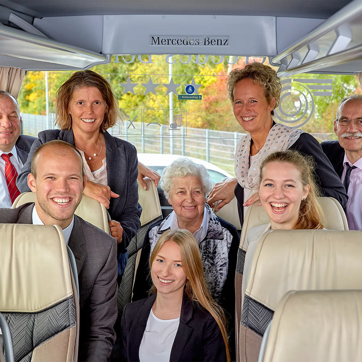 Die Familie Peters, Gründer des Unternehmens Peters-Reisen in mehreren Generationen vertreten